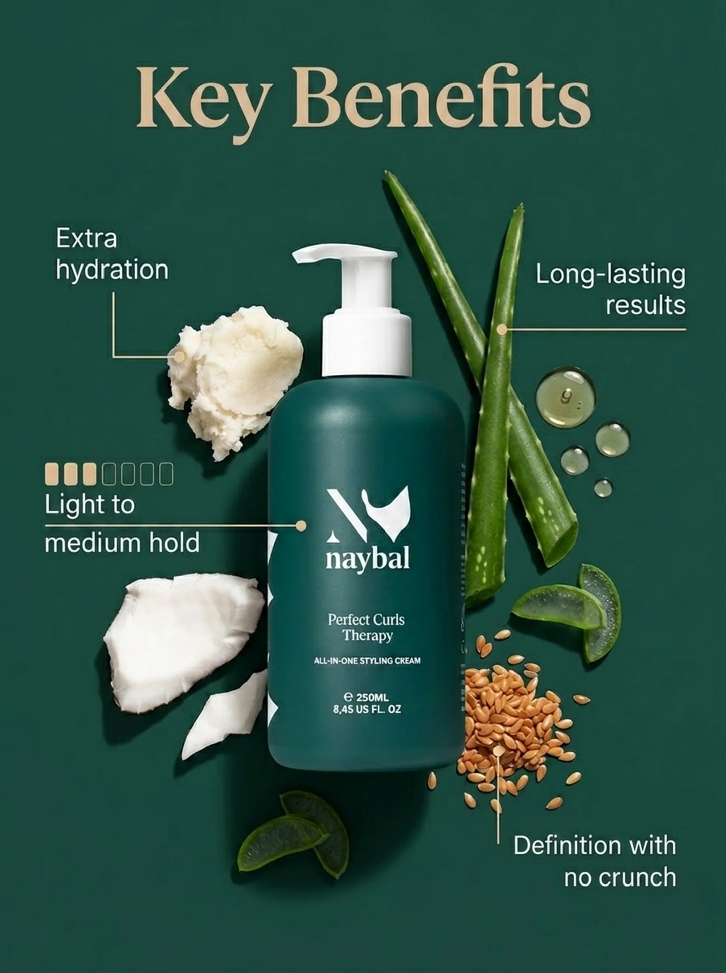 Perfect Curls Therapy: all-in-one styling cream (250ml)